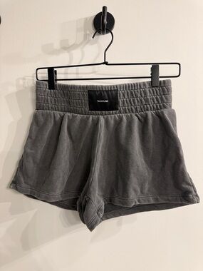 TALENTLESS Charcoal Gray Athletic Fleece Shorts